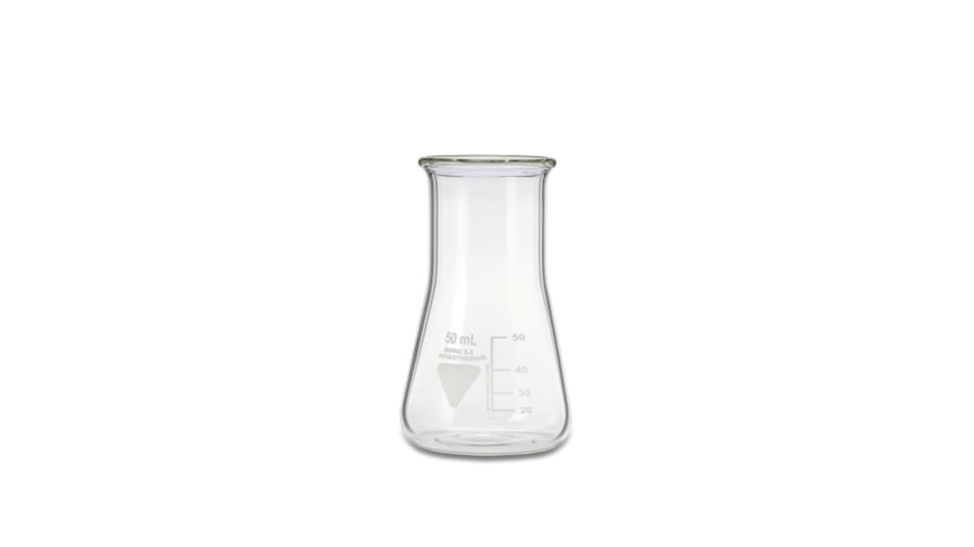 Recipiente da laboratorio RS PRO, da 50ml, Ø 51mm, in Vetro borosilicato