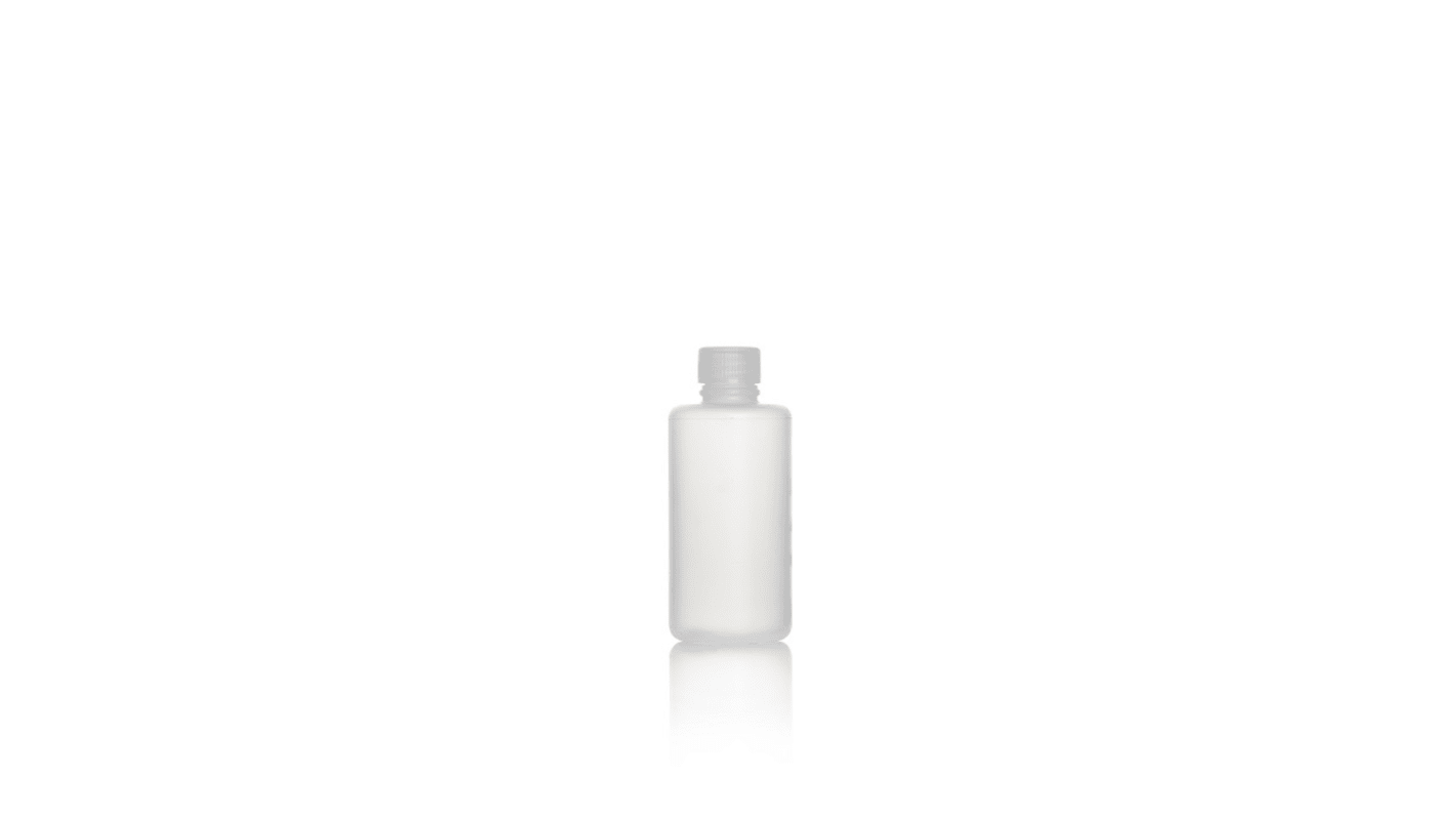 RS PRO 125ml HDPE Narrow Neck Storage Bottle