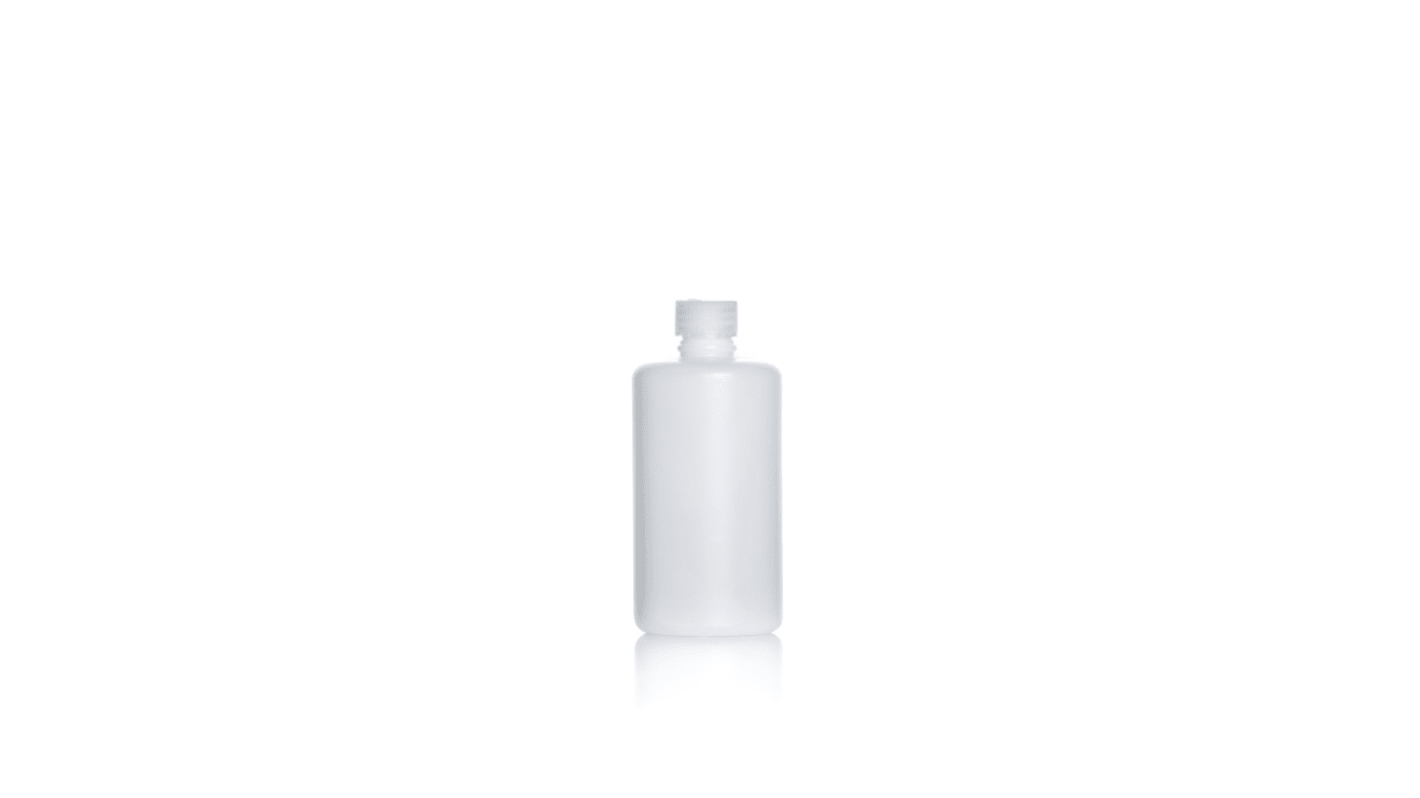 Bouteille de laboratoire RS PRO Non, 500ml, en HDPE, à Col étroit