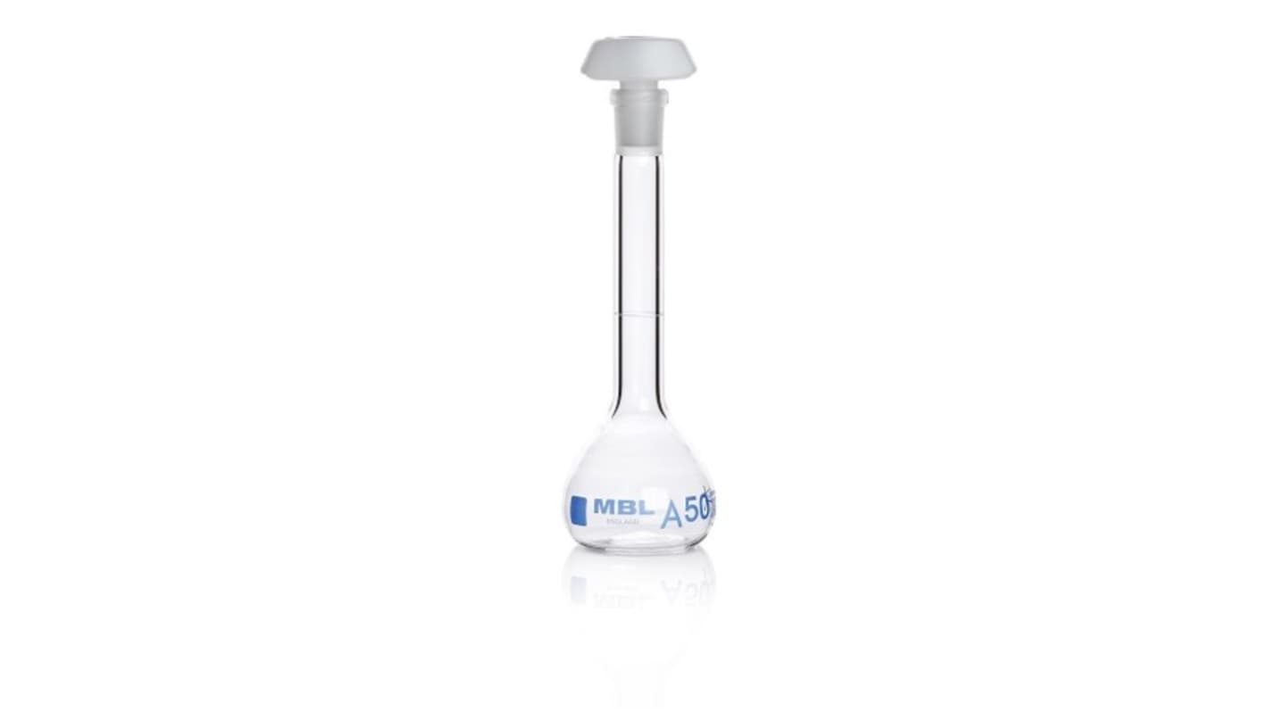 RS PRO 20ml Borosilicate Glass Narrow Neck Volumetric Flask RS