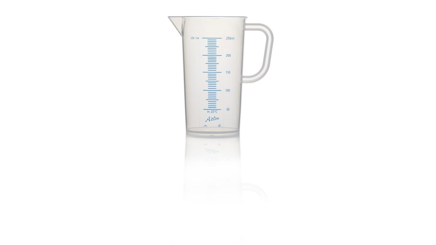 RS PRO PP 250ml Laboratory Jug