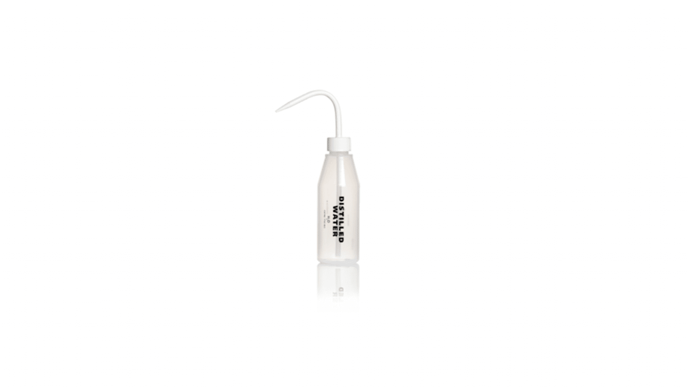 RS PRO 250ml LDPE Narrow Neck Wash Bottle