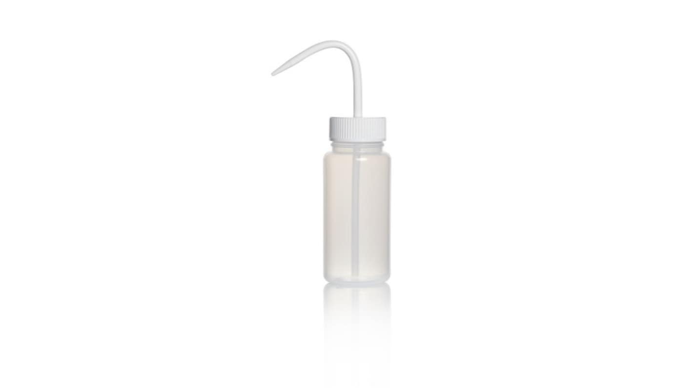 RS PRO 500ml LDPE Wide Neck Wash Bottle RS