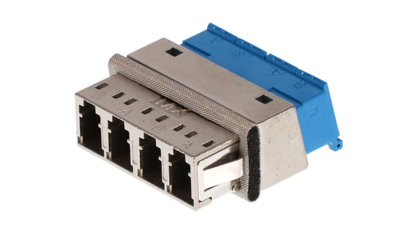 Adaptateur pour fibre optique, LC Multimode, monomode Duplex