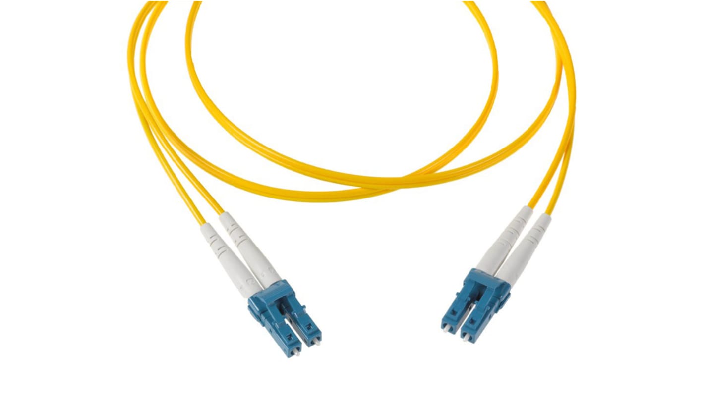 Câble fibre optique Molex 1m Avec connecteur / LC, Mono-mode, 2 fibres