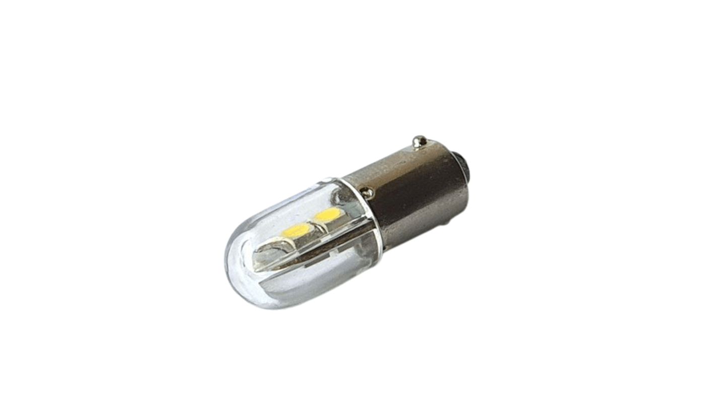 CML Innovative Technologies 2011 BA9s LED Capsule Lamp 1 W, 6000 → 6500K, White, Capsule shape