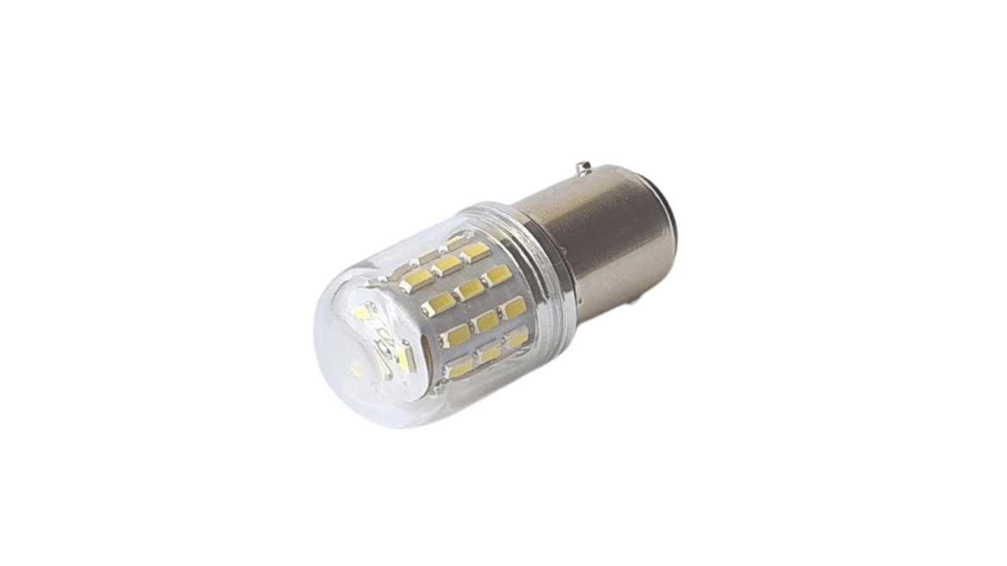 Lámpara LED, tipo cápsula CML Innovative Technologies, 2024, 10 → 30 V dc, 2,5 W, casquillo Ba15D, Blanco