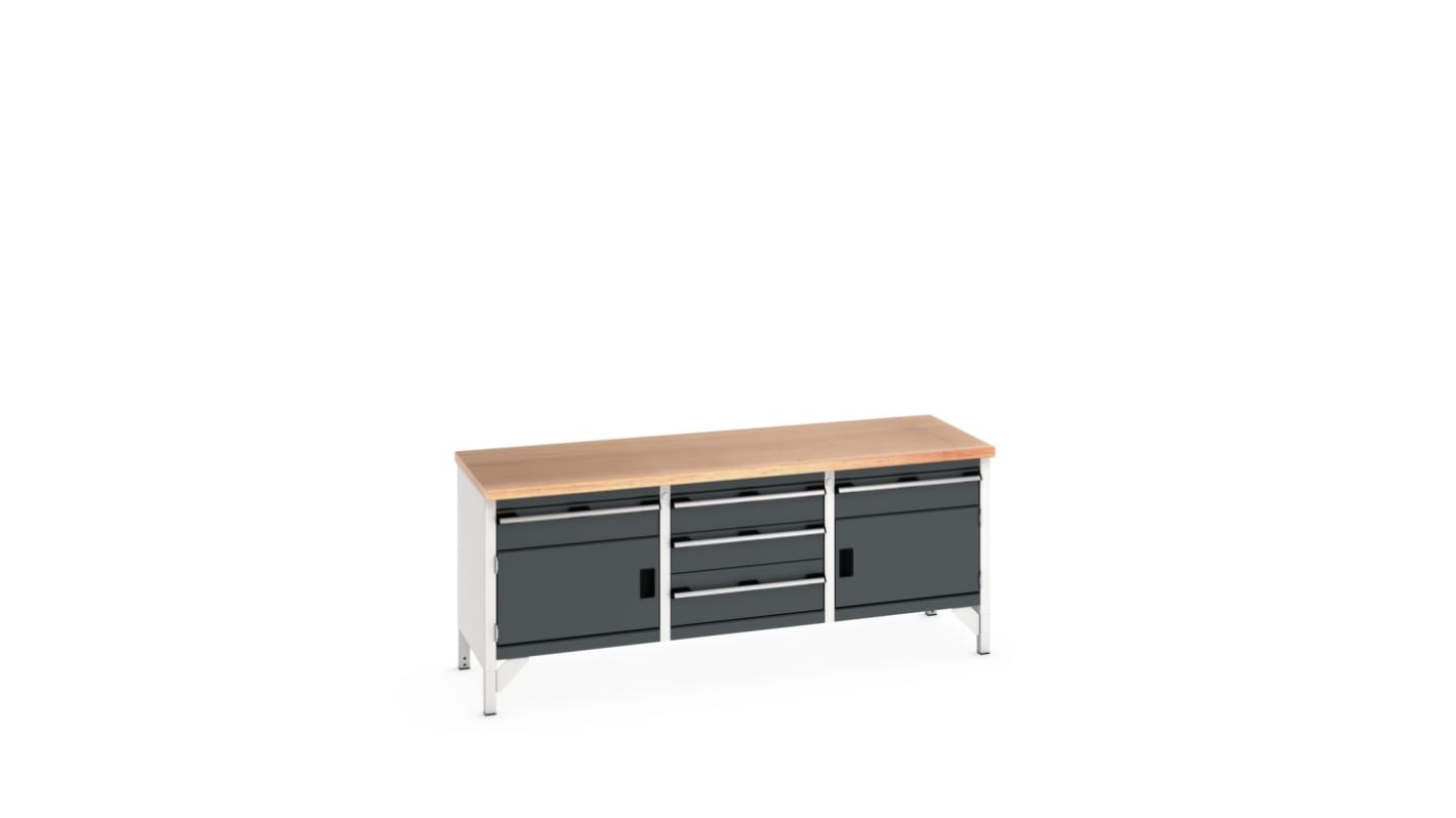 cubio storage bench (mpx) 1 drwr-door /