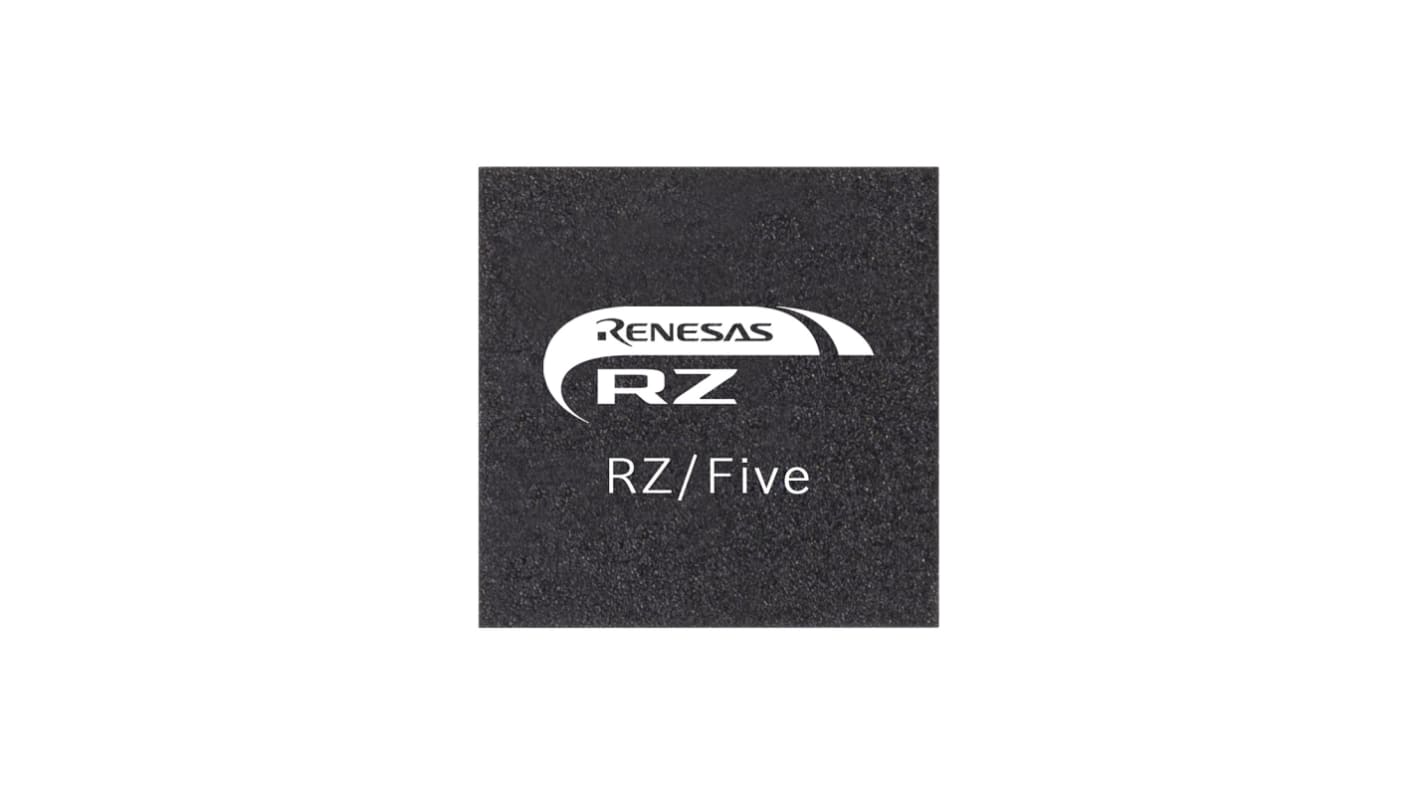 Microprocesseur, R9A07G043F00GBG#AC0, 16bit, RZ/Five,coeur AX45MP, RISC 1GHz