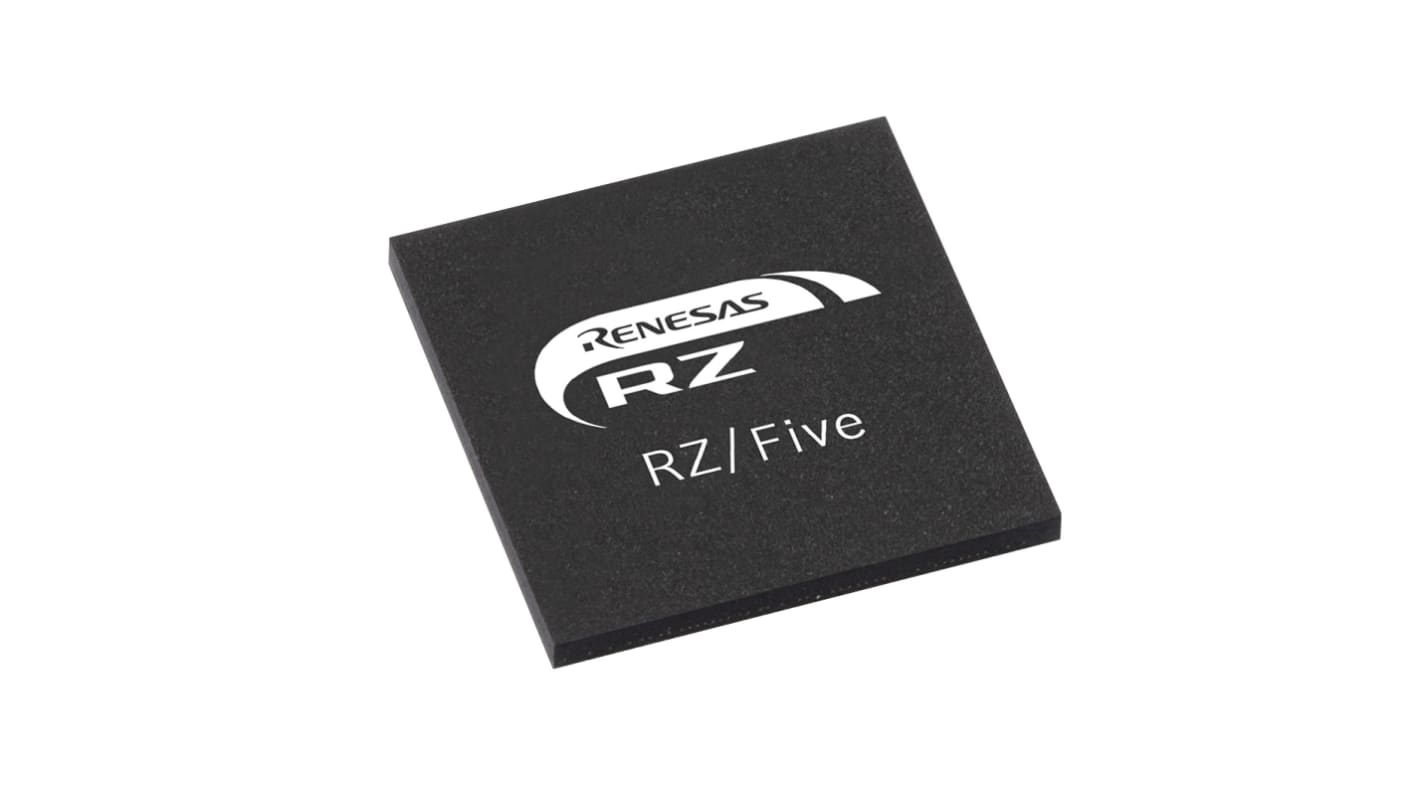 Microprocesseur, R9A07G043F01GBG#AC0, 16bit, RZ/Five,coeur AX45MP, RISC 1GHz