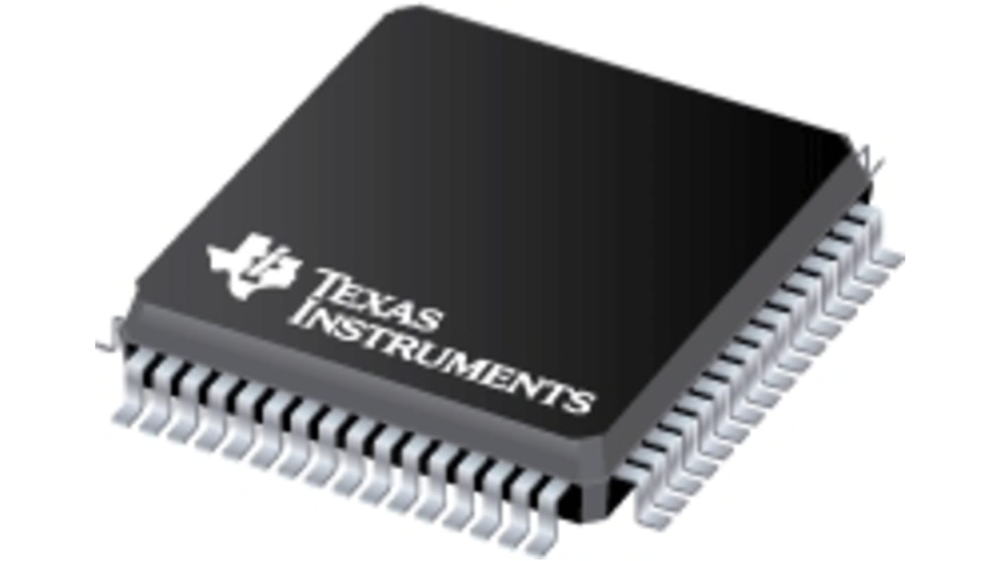 Microcontrolador Texas Instruments TM4C1230C3PMI, núcleo ARM Cortex M4F, LQFP (PM) de 64 pines