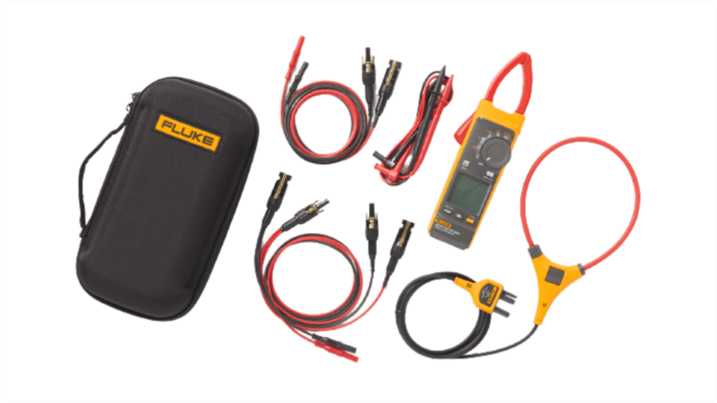 Fluke 393 FC+ PVLEAD Lakatfogós mérőműszer készlet (Lakatfogós mérőműszer napelemes rendszerekhez) 999.9A ac, 600V ac,