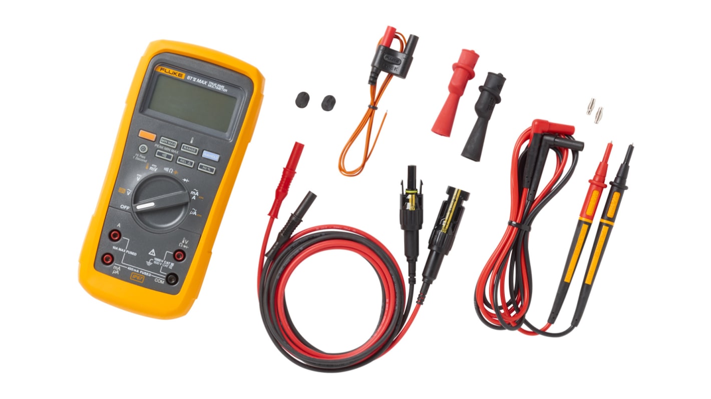 Fluke FLK-87VMAX-PVLEAD1 Multiméter készlet, alkalmazás:(Elektromos) 87V MAX