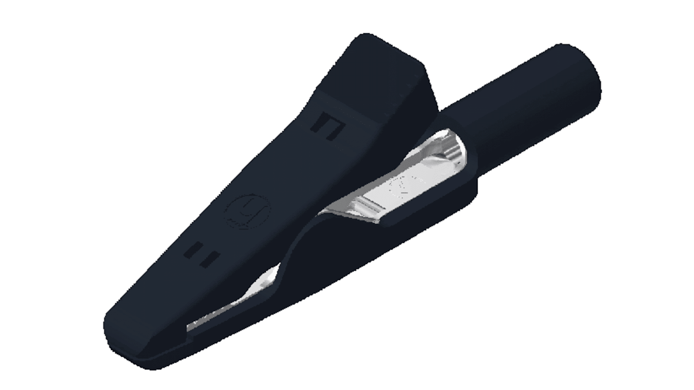 930319100 Morsetto a coccodrillo Hirschmann T&M, 6A, apertura 4mm