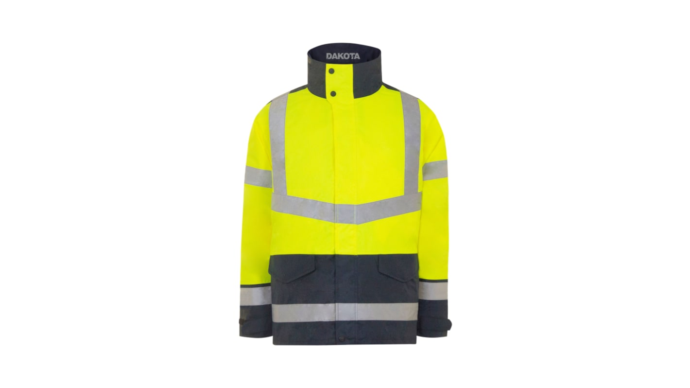 Parka 4 in 1 Colore giallo T2S Dakota, XXL unisex