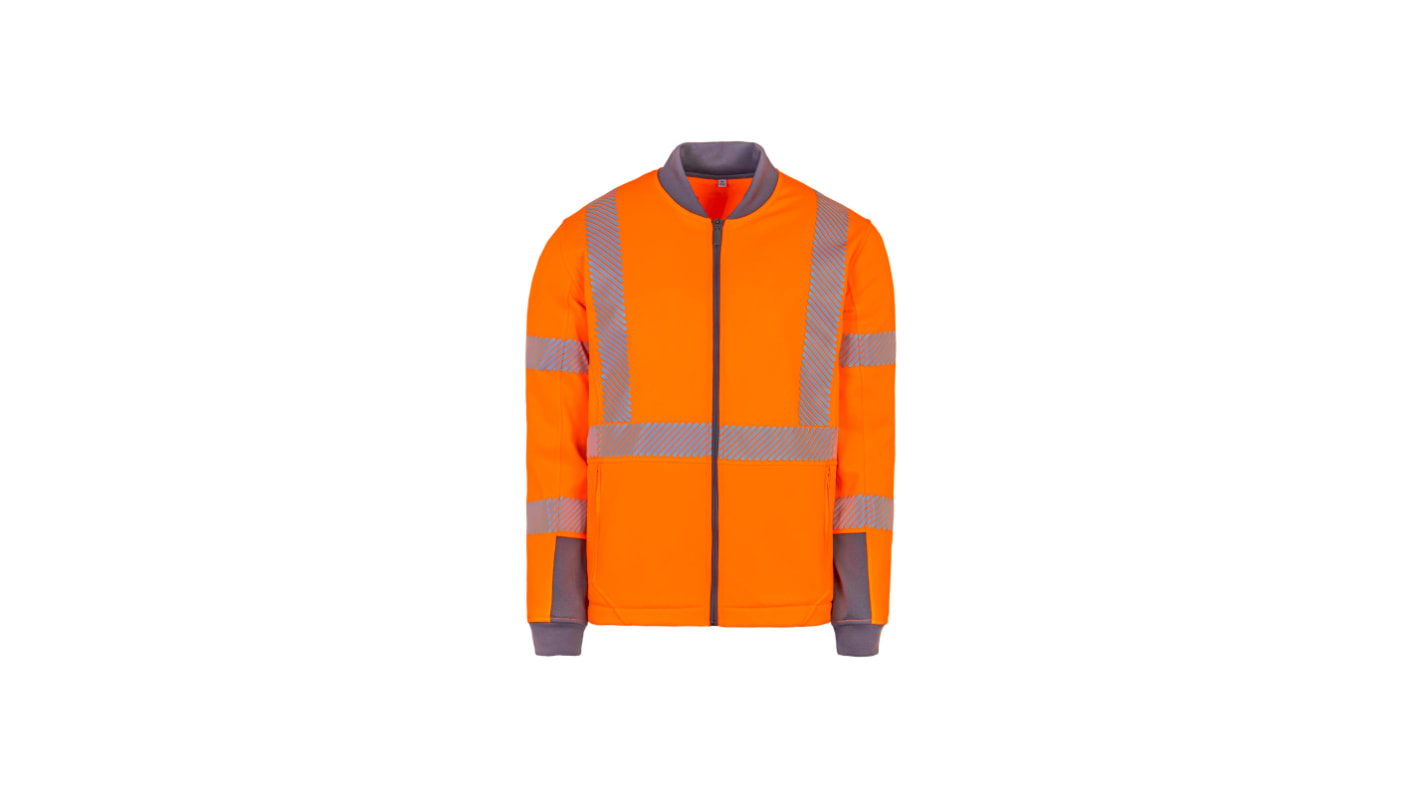 T2S Unisex Warnschutzjacke Orange, Größe 3XL