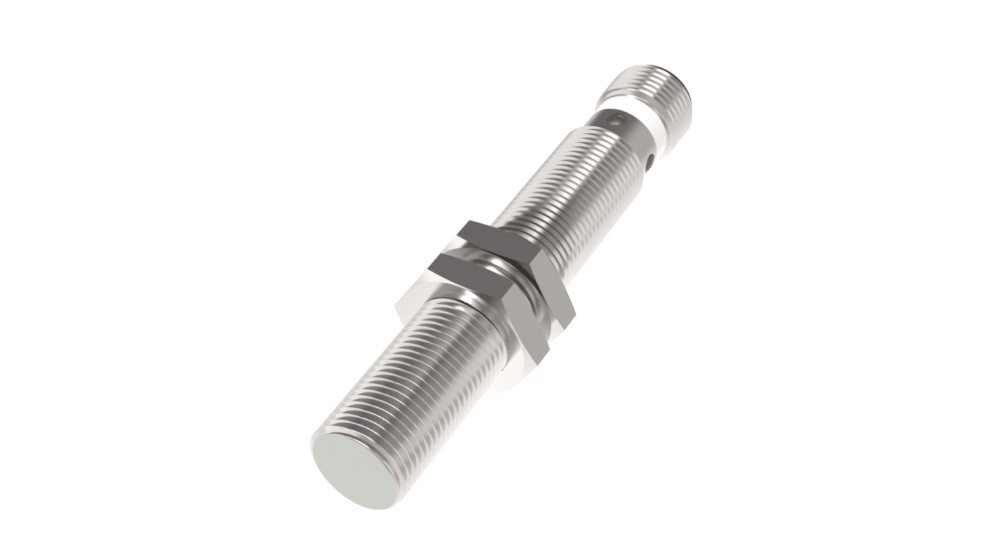 RS PRO Inductive Barrel-Style Proximity Sensor, M12 x 1, 2 mm Detection, PNP Output, 10 → 30 V dc, IP67