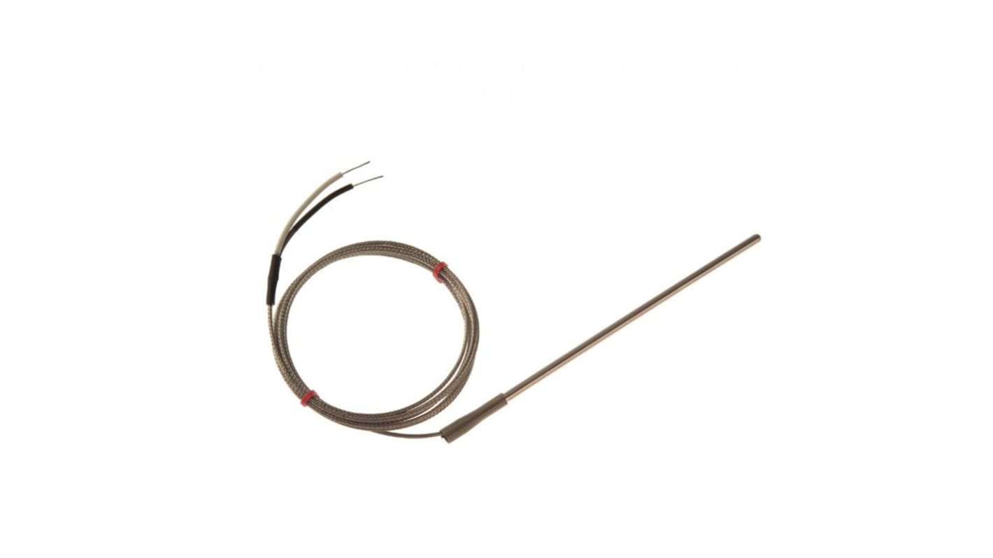 RS PRO Edelstahl Thermoelement Typ J, Ø 4.5mm x 150mm → +350°C