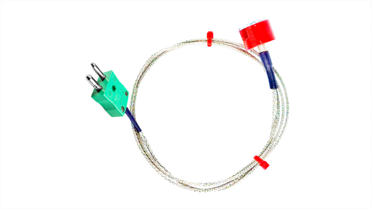 Pulsante Magnete Termocoppia tipo K, lungh. sonda 2m, +250°C