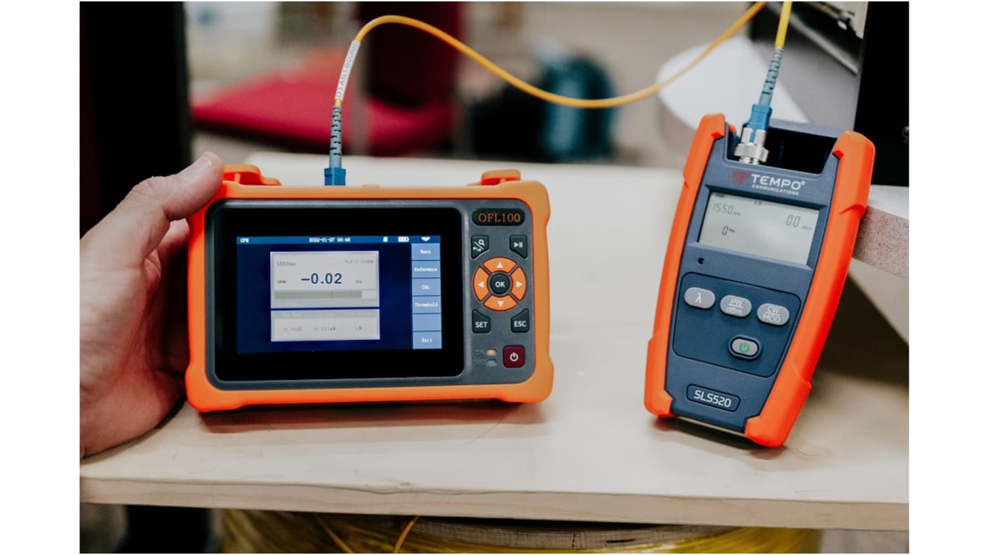 Tempo OFL100-EU FIBRE OTDR LWL-Prüfgerät RJ45