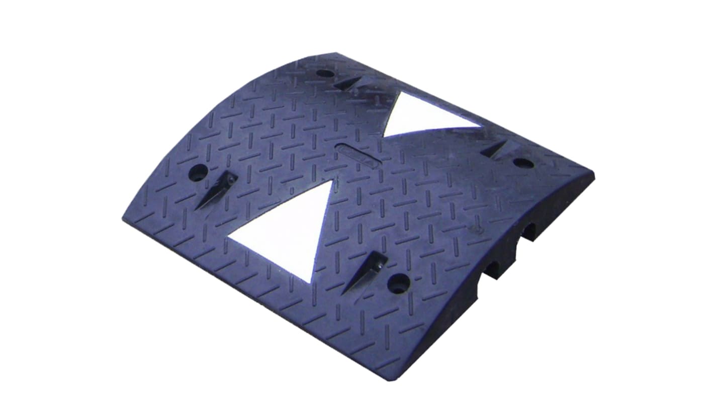 RS PRO 600mm Black/White Cable Cover in Rubber, 80mm Inside dia. RS