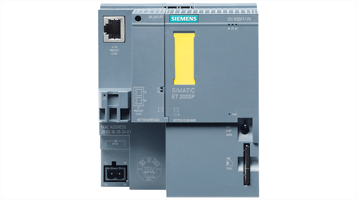 CPU PLC Siemens SIPLUS ET 200SP, ingressi: 20, uscite: 20, 24 V CC