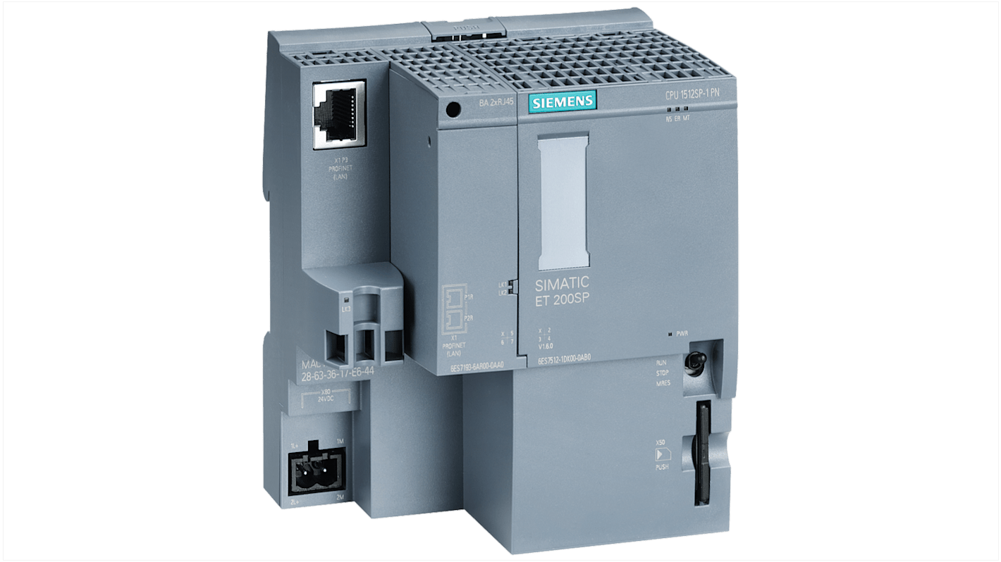 CPU PLC Siemens SIPLUS ET 200SP, ingressi: 20, uscite: 20, 24 V CC