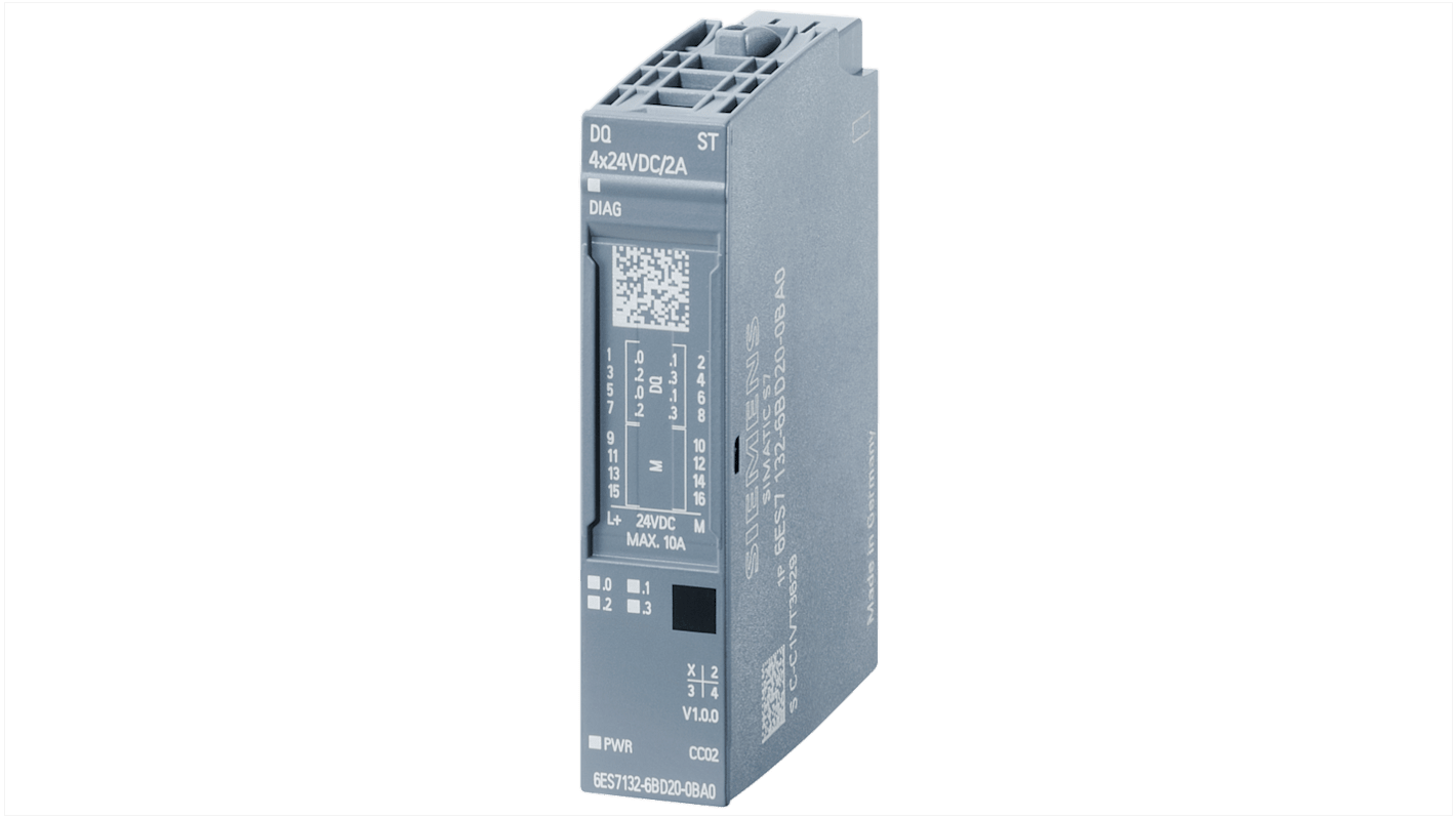 Siemens 6AG213 Series Digital Output Module for Use with ET 200SP, Digital
