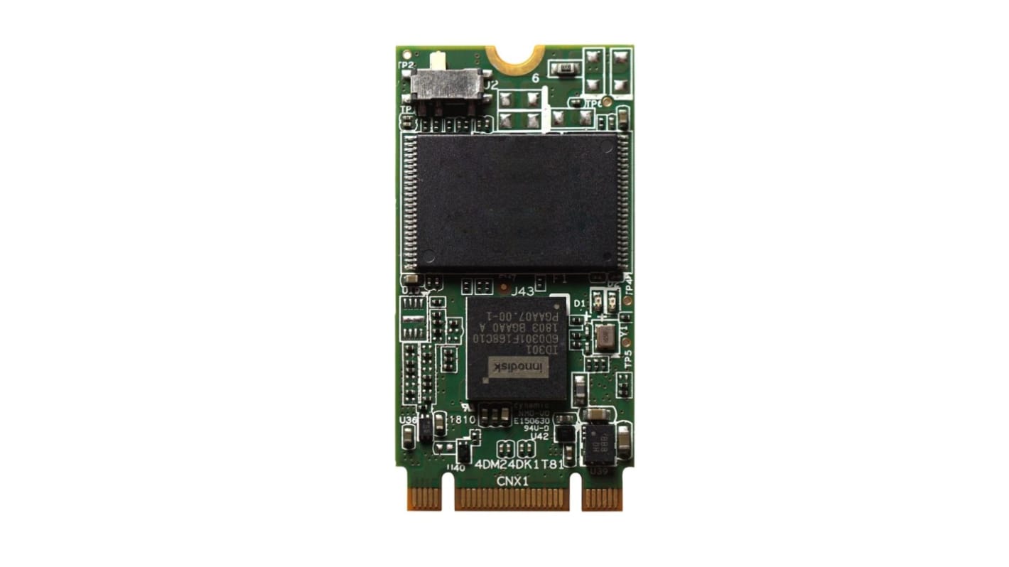 Disco duro SDD interno M.2 (S42) InnoDisk de 128 GB, SATA III, 3D TLC, para aplicaciones industriales