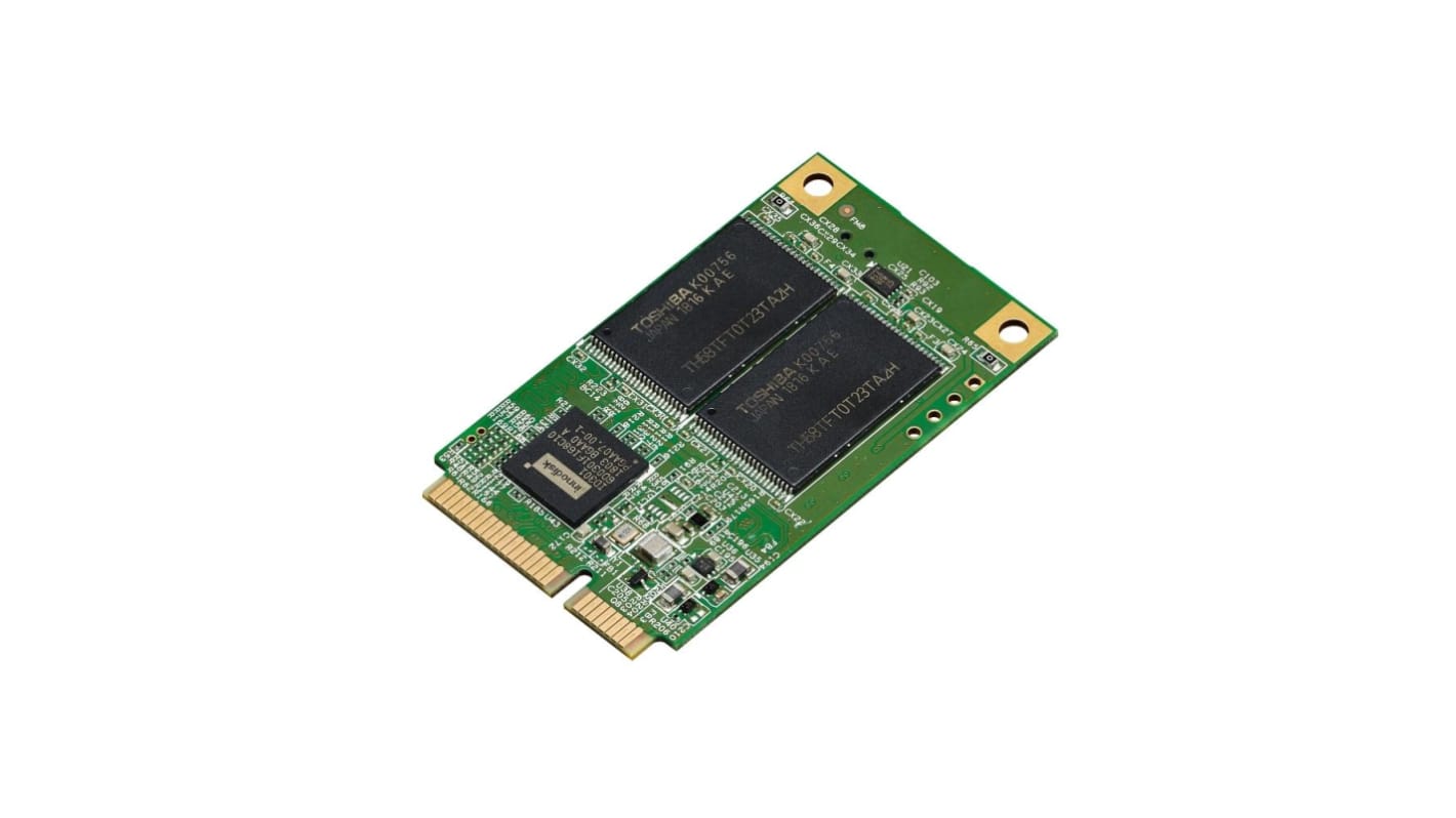 InnoDisk 3TE7, mSATA Intern HDD-Festplatte SATA III Industrieausführung, 3D TLC, 2 TB, SSD