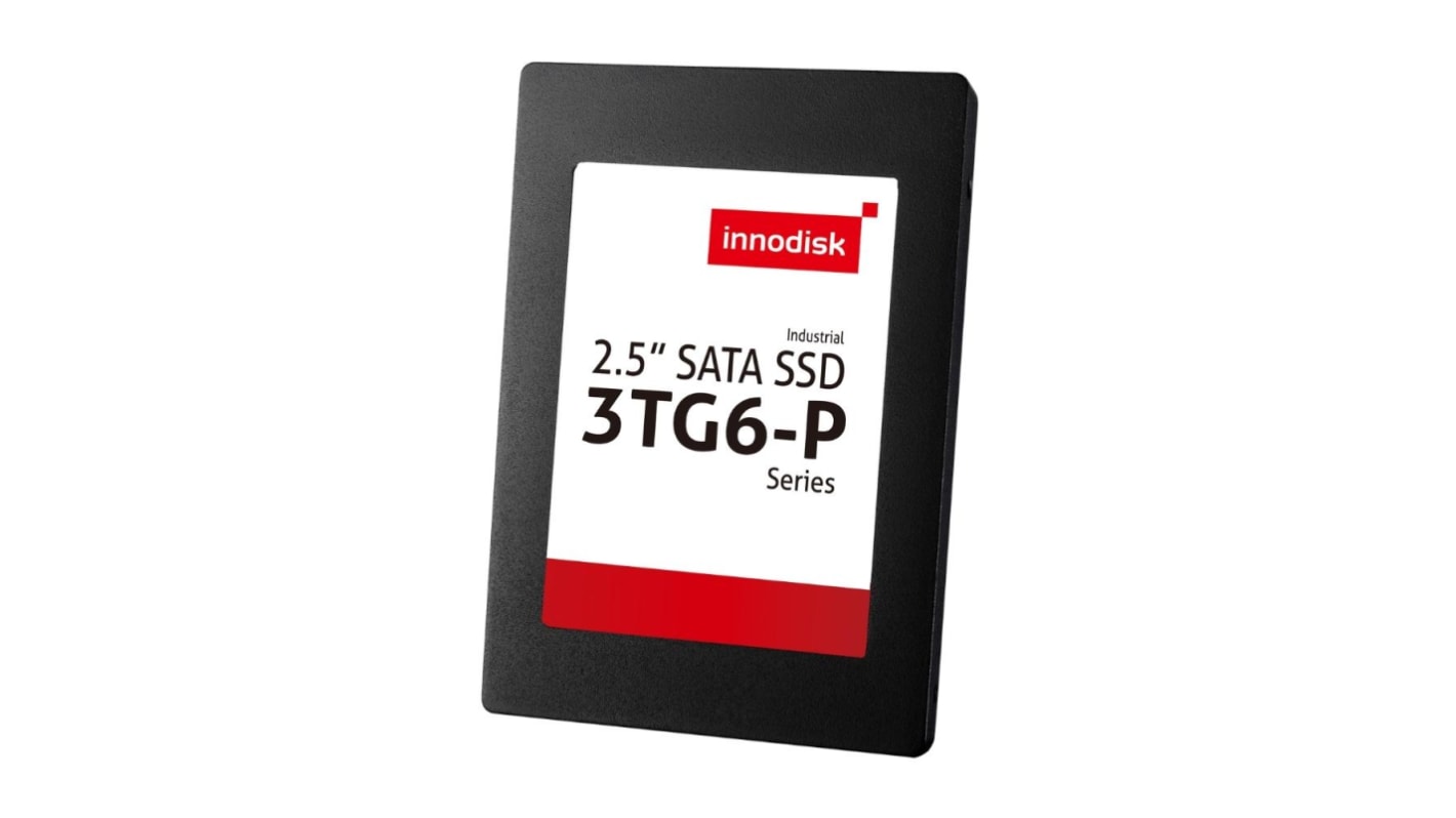 Disco duro SDD interno 2,5 pulg. InnoDisk de 512 GB, SATA III, 3D TLC, para aplicaciones industriales