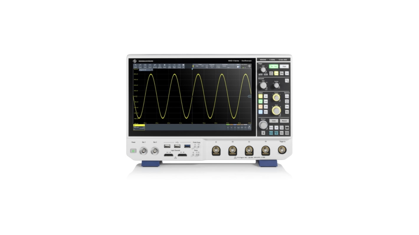 Rohde & Schwarz MXO44-242 MXO 4 Series Analogue, Digital Bench Oscilloscope, 4 Analogue Channels, 200MHz