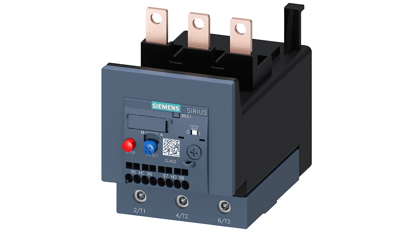 Relé de sobrecarga Siemens SIRIUS 3RB, 1 NC/1 NA, 50 A