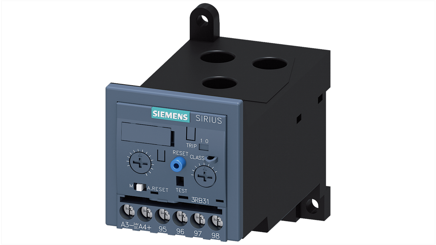 Siemens Contactor Relay 1NC/1NO, 0.25 A F.L.C, 3 A Contact Rating, 0.12 kW, 3P, SIRIUS 3RU