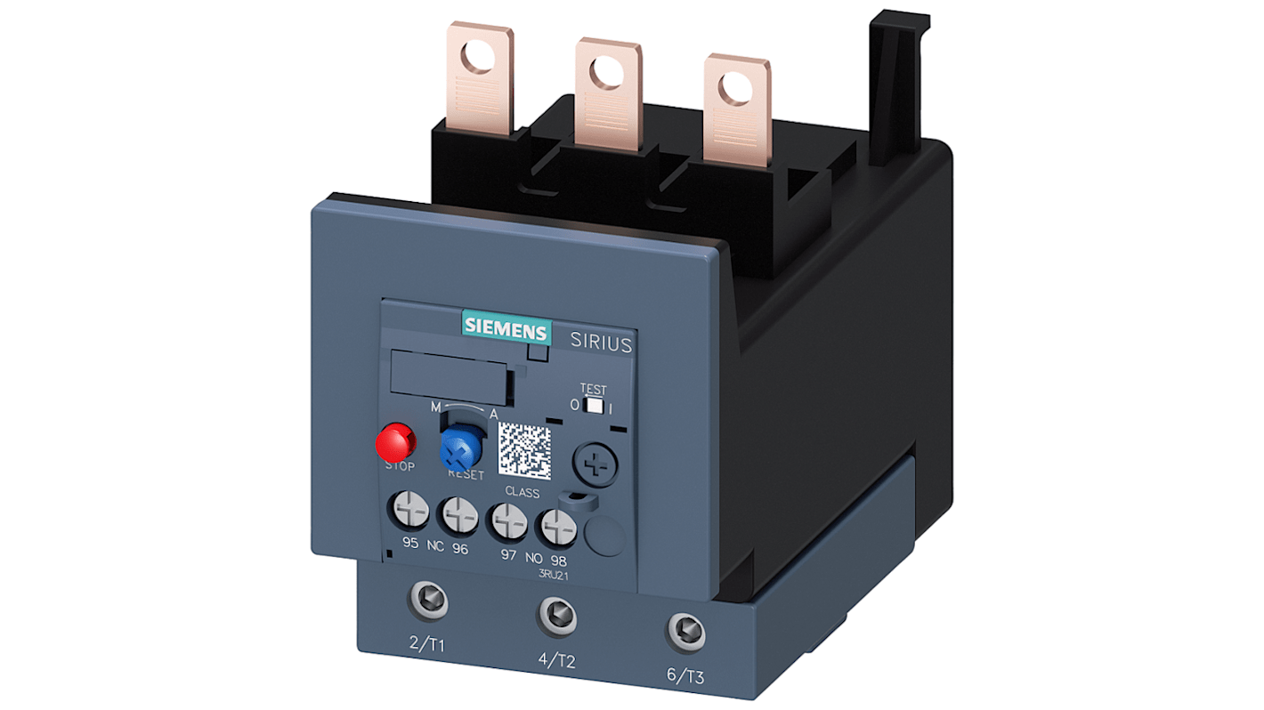 Siemens SIRIUS 3RU Hilfsschütz 55 kW, 3P 1 NC (Öffner)/1 NO (Schließer) / 3 A