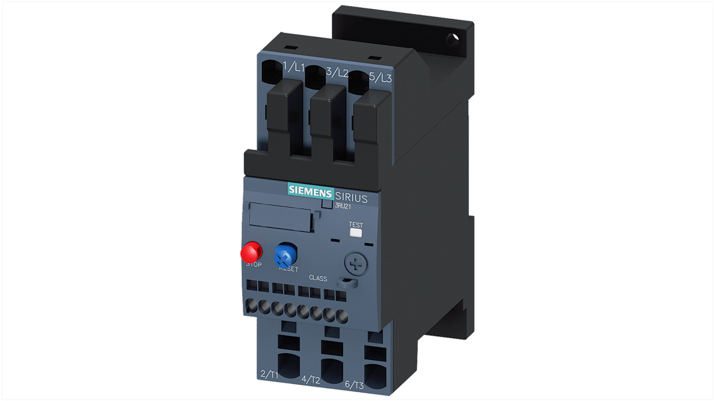 Siemens SIRIUS 3RU Hilfsschütz 90 kW, 3P 1 NC (Öffner)/1 NO (Schließer) / 3 A