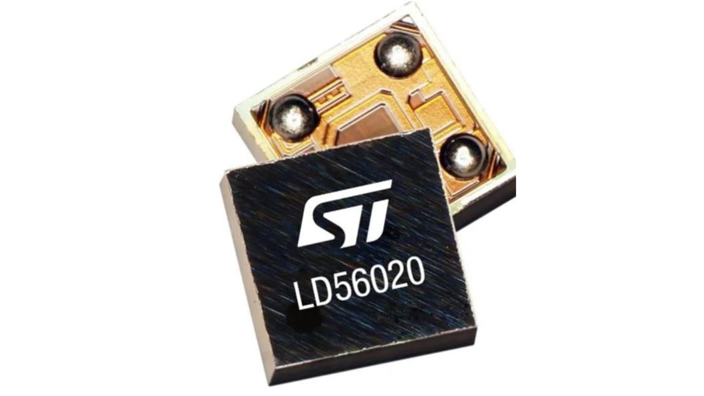 STMicroelectronics 電圧レギュレータ 低ノイズLDO 電流制限 1.1 V, LD56020J120R