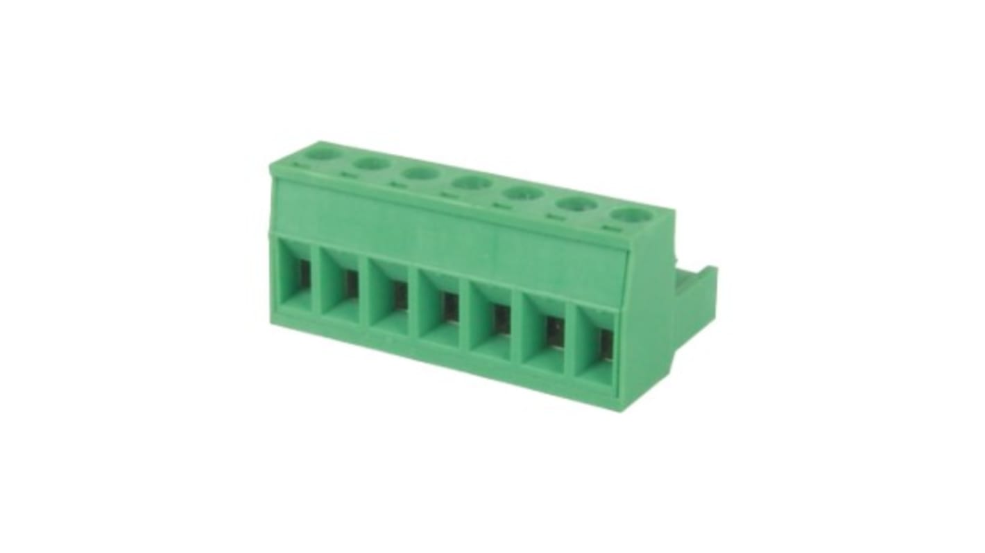 Conex-It 5.08mm Pitch 5 Way Right Angle Pluggable Terminal Block, Plug, Cable Mount, Screw Termination