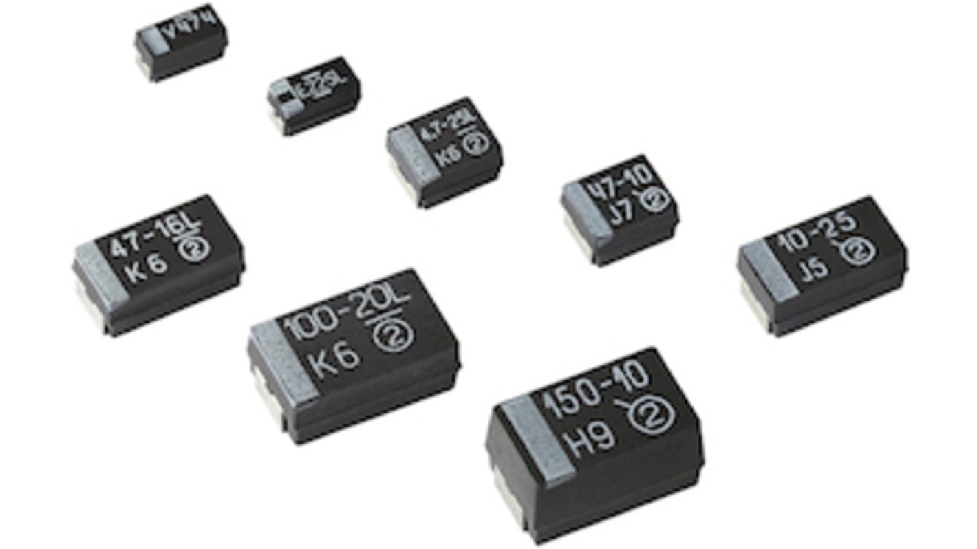 Vishay 10μF Tantalum Capacitor 10V dc