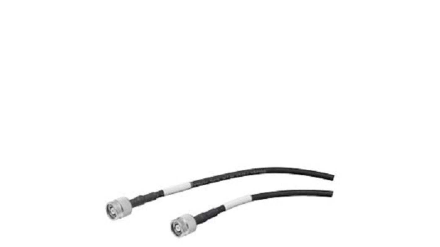 Cable coaxial LMR-195 Siemens, 50 ohmios, con. A: RP-TNC, Hembra, con. B: RP-TNC, long. 1m Negro