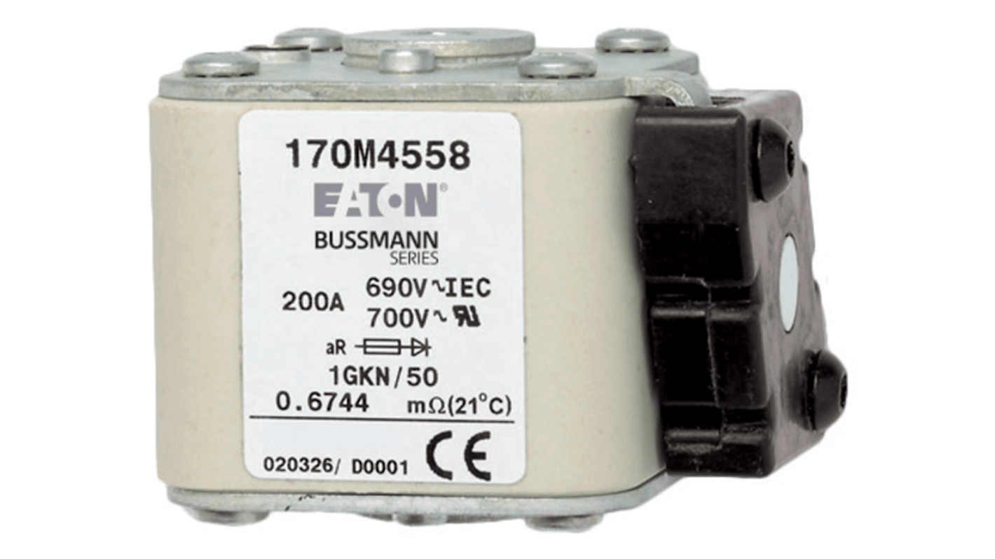 Socomec 1.6kA Tag Fuse, 3, 690V, 150mm