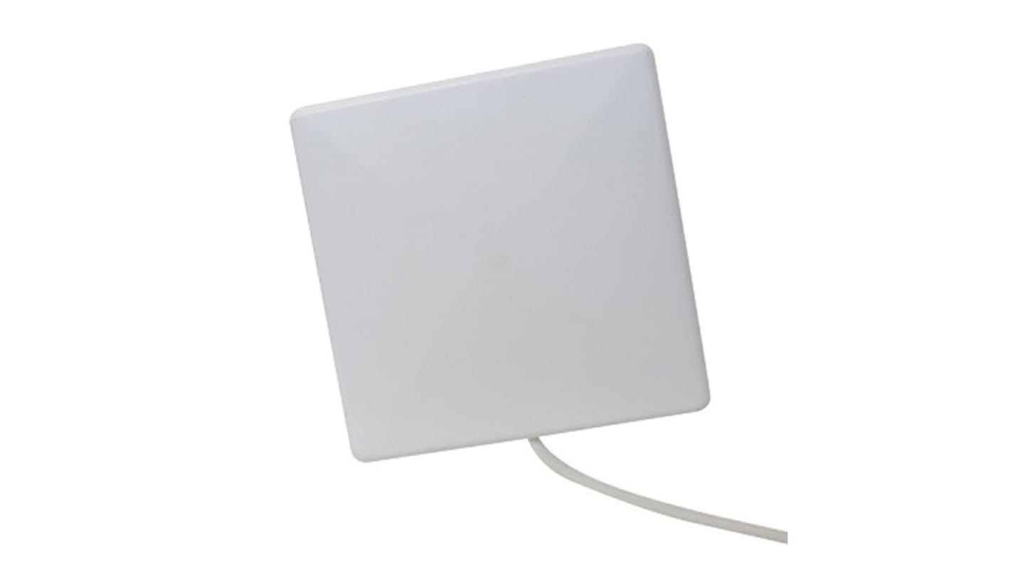 Mobilemark PN6-868LCP-3C-WHT-6 Square Multi-Band Antenna with SMA Connector, ISM Band, UHF RFID