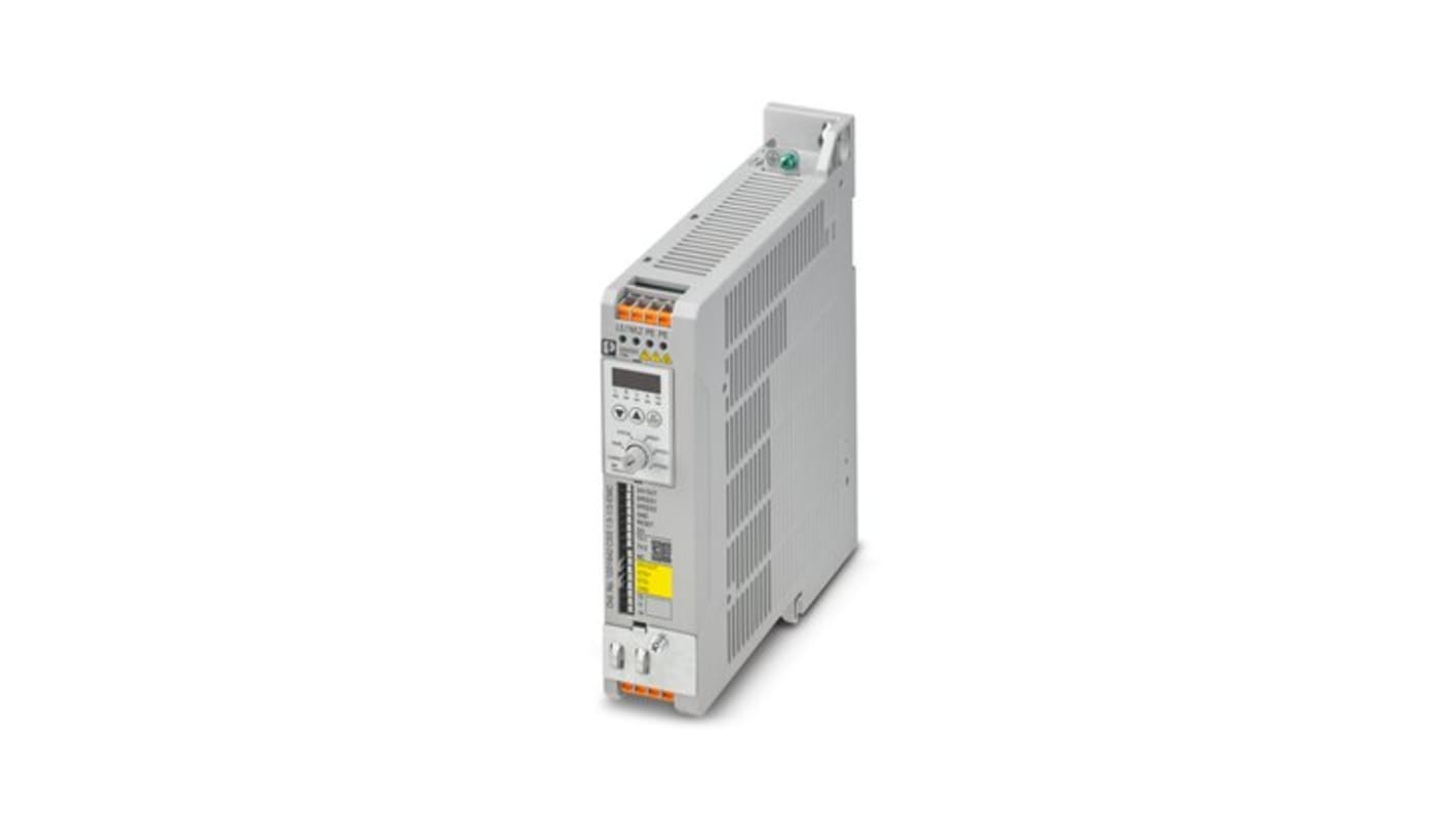 Avviatore a velocità variabile Phoenix Contact, 1,5 kW, 110 → 240 V, 1 fase, 0 → 500Hz