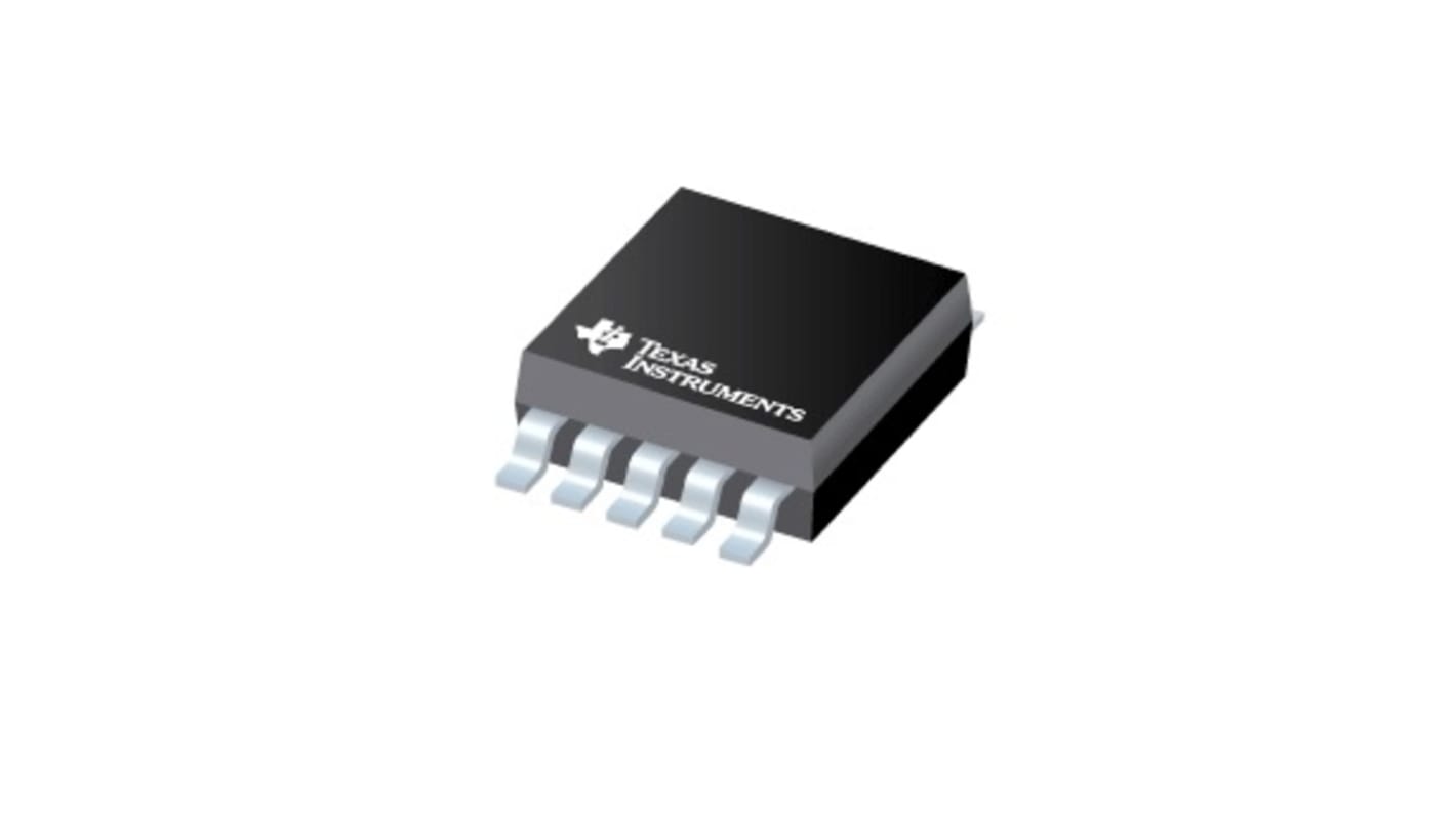 Amplificatore operazionale Texas Instruments, , SMD, alimentazione singola, VSSOP(DGS)