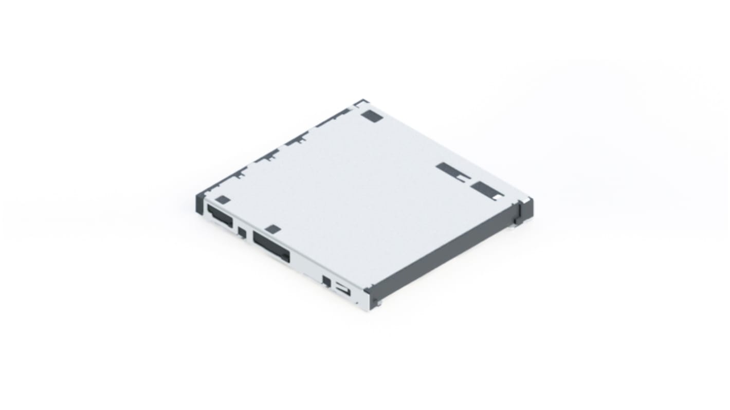 Conector para tarjeta SD SD Yamaichi de 9 contactos, paso 1.8mm, 1 fila, Inserción/Extracción