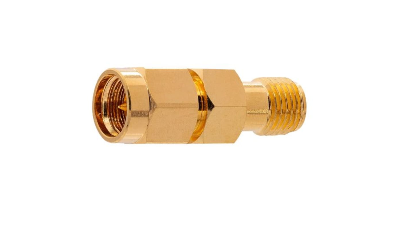 Adaptateur coaxial Telegartner Coaxial Mâle vers Coaxial Femelle