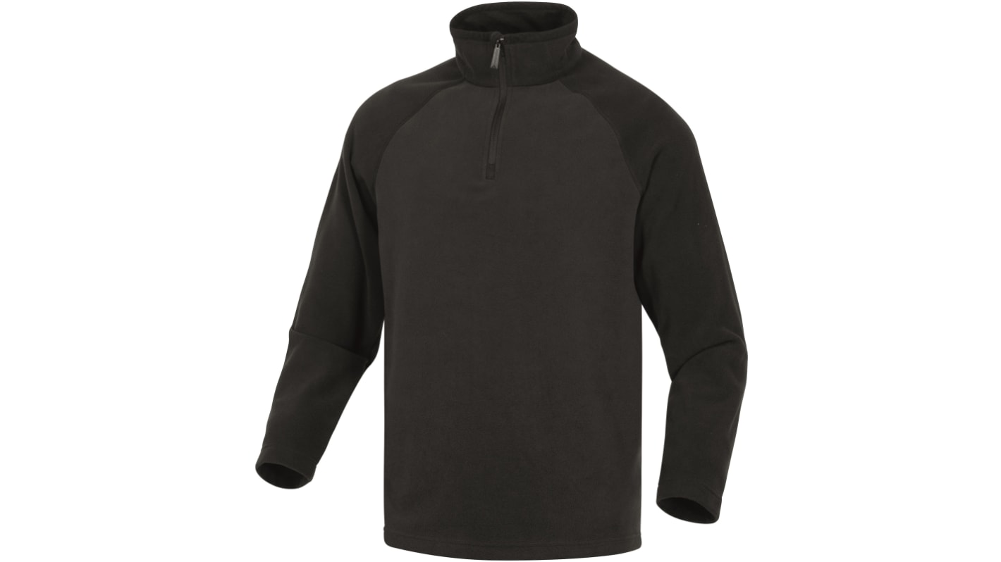 Delta Plus ALMA Black, Grey Polyester Unisex's Fleece Jacket L