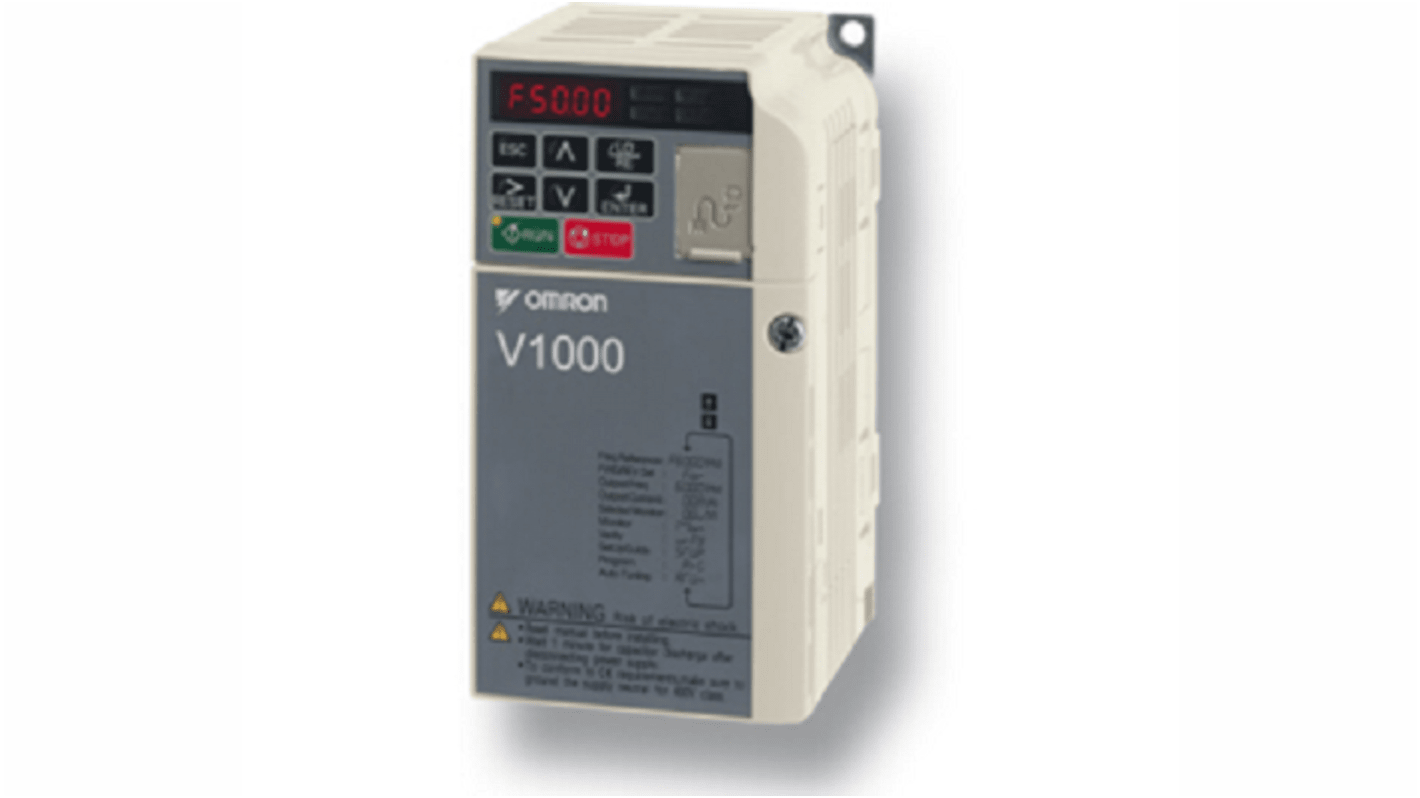 Inverter Omron, 1,1 kW, 230 V, 3 fasi, 400Hz