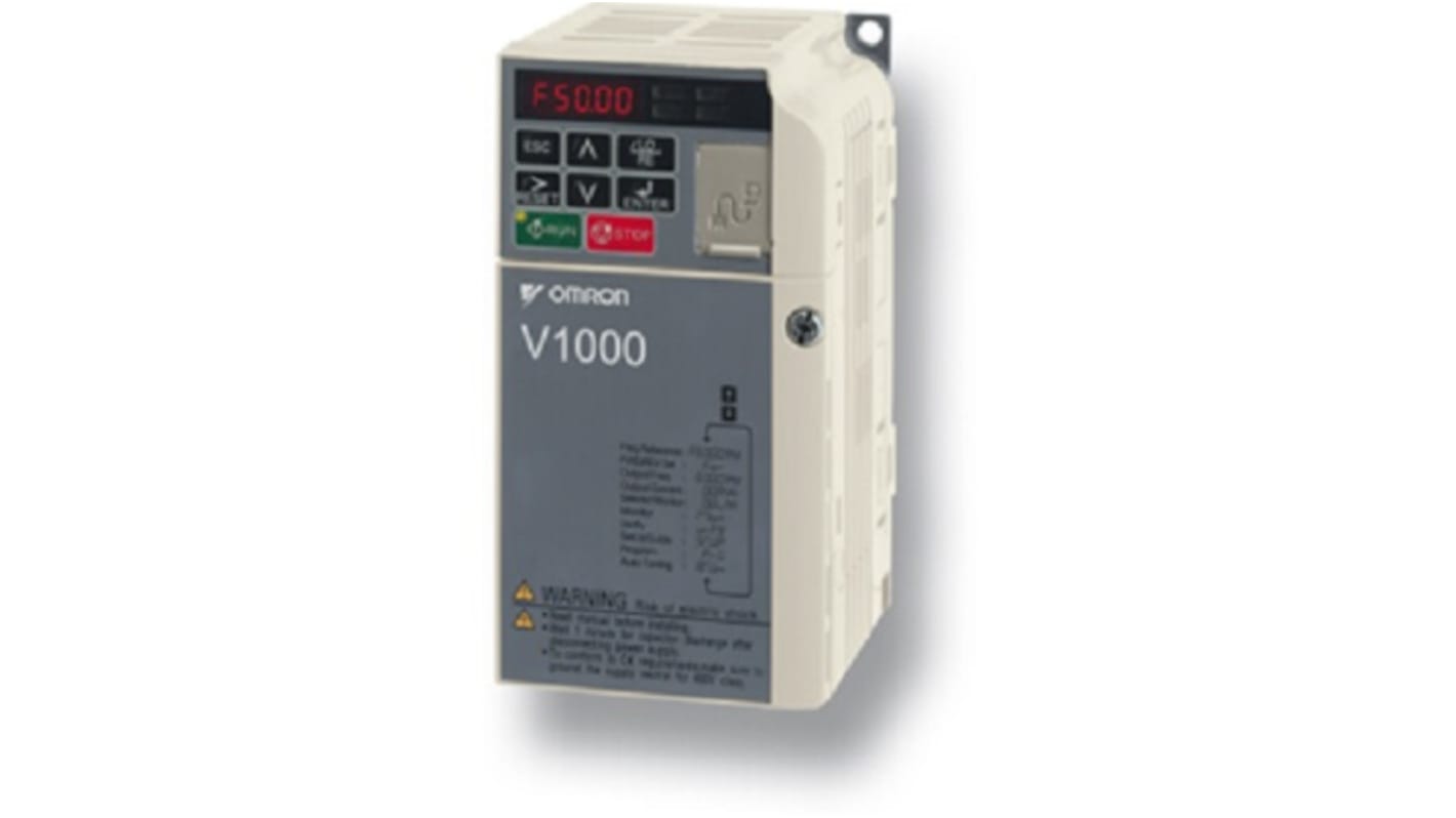 Omron インバータ CIMR, 400 V 0.4 kW CIMR-VC4A0001JAB