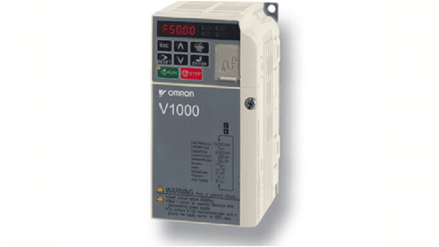 Omron インバータ CIMR, 400 V 1.5 kW CIMR-VC4A0004JAB